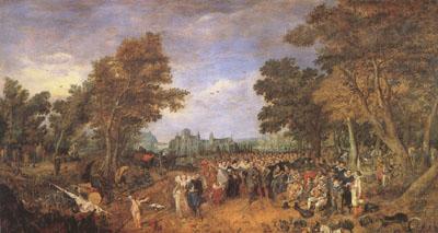 Adriaen van de Venne Allegory of the Truce of 1609 Between the Archduke of Austria (mk05) china oil painting image